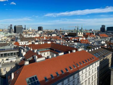 Viyana Şehir Yüksek Açı Görünümü