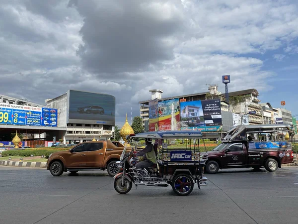 Scena Udon Thani Street — Zdjęcie stockowe