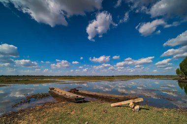 yansıması ile göl
