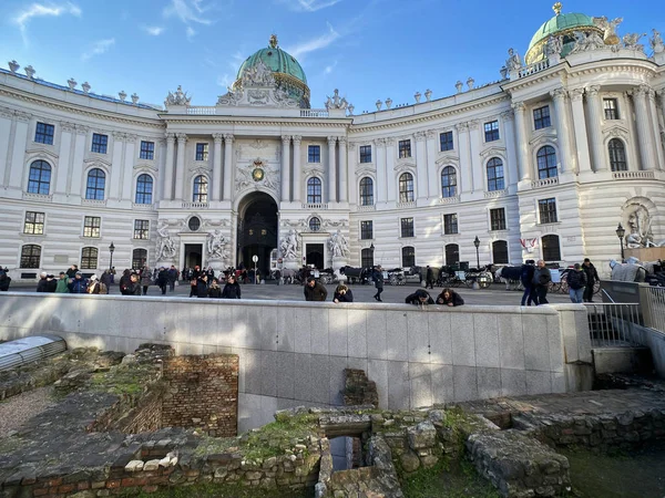 Michaelerplatz Wenen — Stockfoto