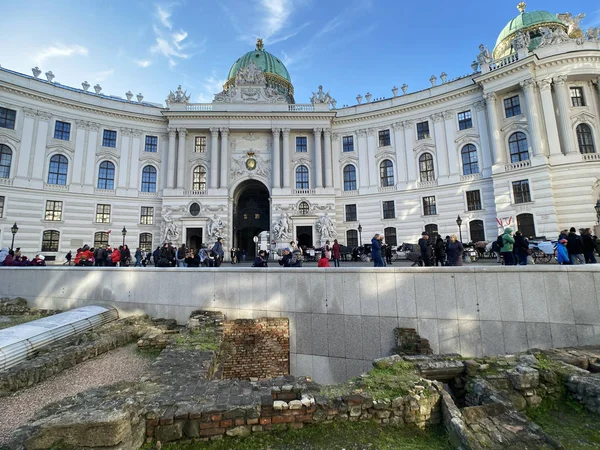 Michaelerplatz Βιέννη — Φωτογραφία Αρχείου