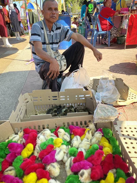 泰国老挝当地市场 — 图库照片