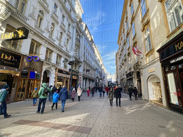 Kohlmarkt Viena — Foto de Stock