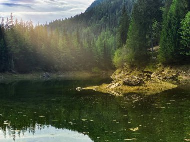 Yeşil Göl Avusturya, dağlarda eriyen su
