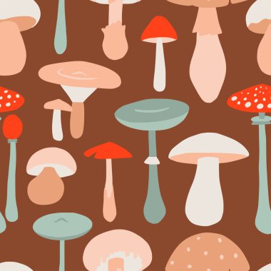 Orman mantar ile Seamless Modeli