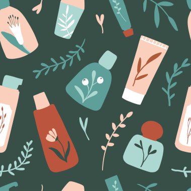 Organik kozmetik kusursuz desen
