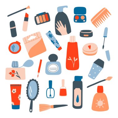 Kozmetik ve makyaj koleksiyonu