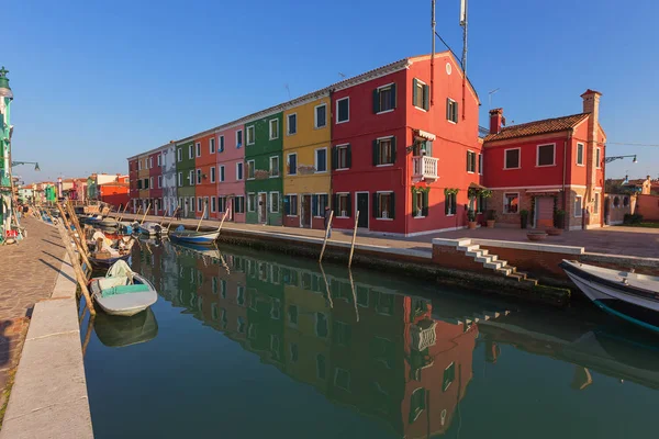 Burano eiland in Venetië — Stockfoto