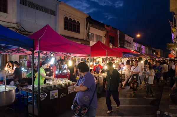 Éjszaka piacot phuket — Stock Fotó