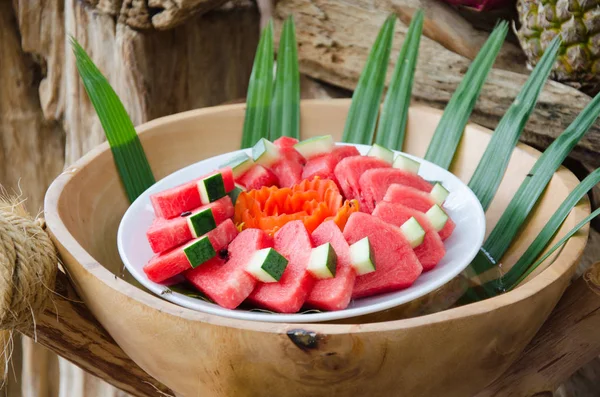 Watermelon Plate — Stock Photo, Image