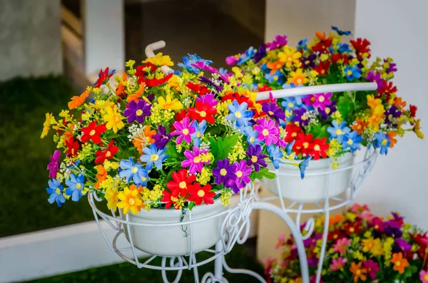 花ポット ヴィンテージ — ストック写真