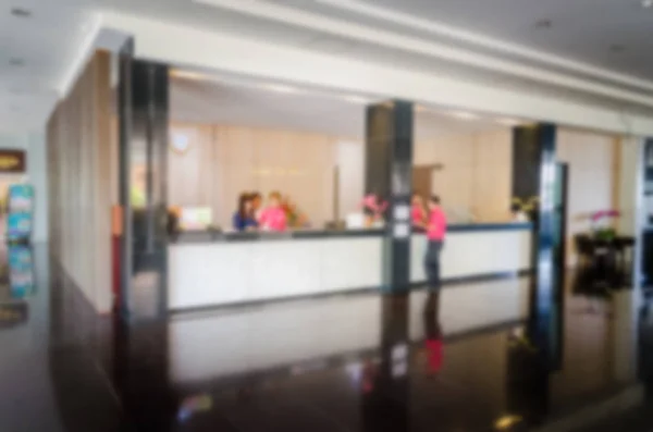 Hotel lobby blur — Stock Photo, Image