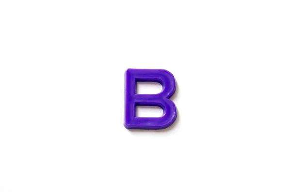 Alphabet on white background — Stock Photo, Image