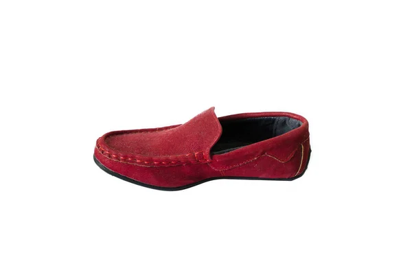 Красная обувь для детей — стоковое фото