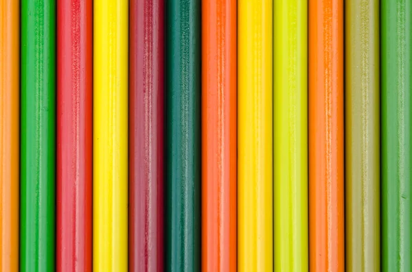 Drewniane kolorowe ołówki — Zdjęcie stockowe