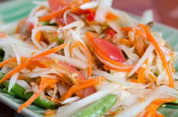 Papaya Salad thai food — Stock Photo, Image