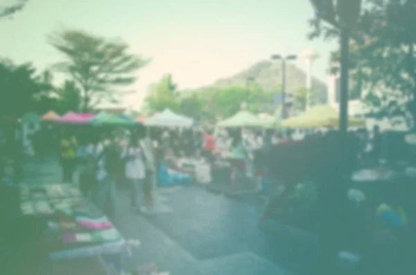 Pessoas borrão rua de compras — Fotografia de Stock