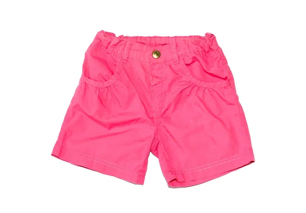 Pantalones cortos rosados Niños — Foto de Stock