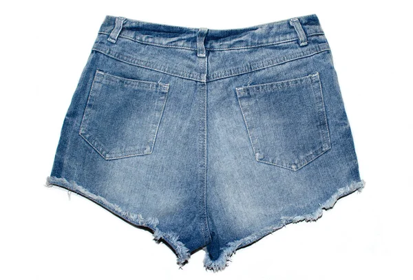 Jeansshorts isolerade — Stockfoto