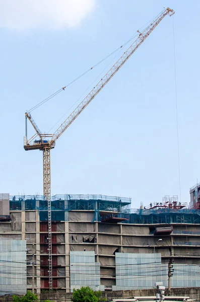 Building construction crane — Stock Photo, Image