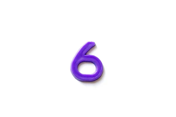 Plastic alphabet number — Stock Photo, Image