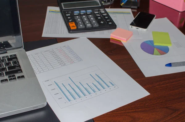 financial document business data graph