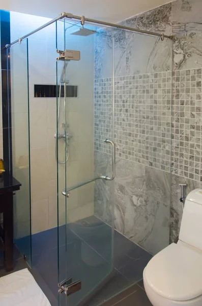 Modern Banyo Duş — Stok fotoğraf