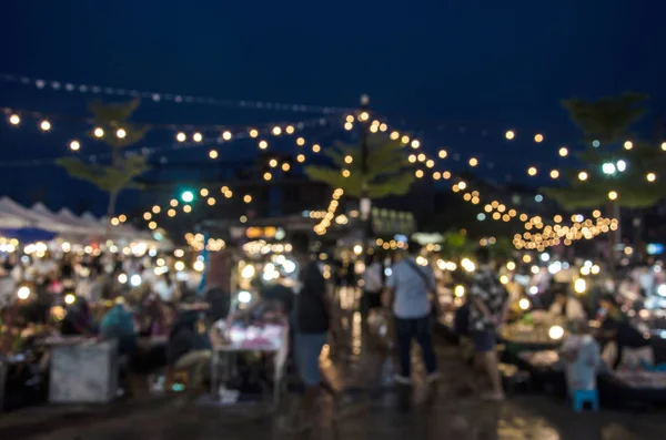 Blur φεστιβάλ δρόμου αγοράς — Φωτογραφία Αρχείου