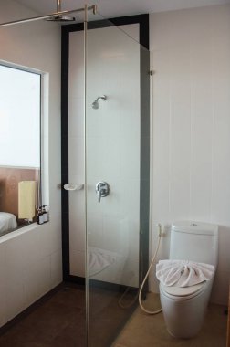 Modern iç banyo duş