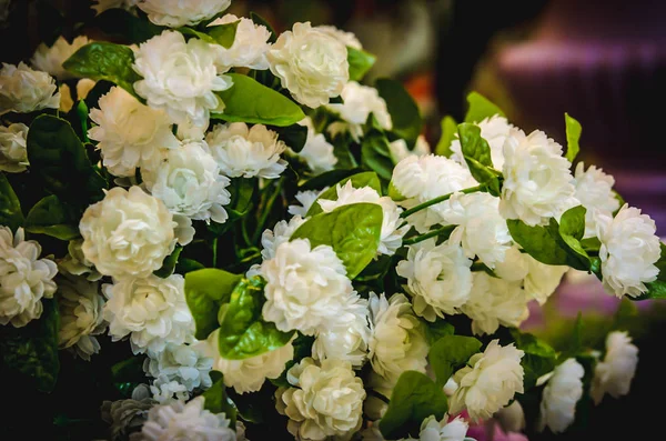 Beyaz vintage çiçekler — Stok fotoğraf