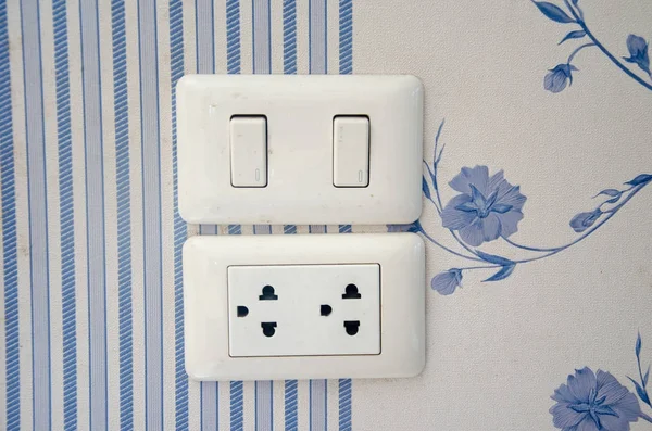 Switching Light Plug Wallpaper Beautiful — Stock Photo, Image