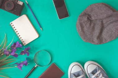  seyahat kavramı arka plan 