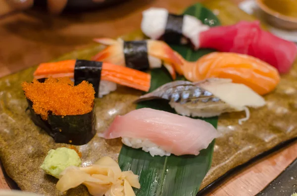 Japonské jídlo sushi — Stock fotografie