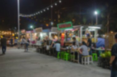 Festival gıda kamyon bulanıklık