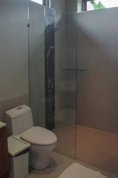 Modern Banyo Duş — Stok fotoğraf