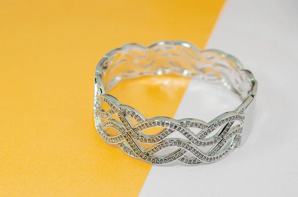 보석 다이아몬드 팔찌 — 스톡 사진