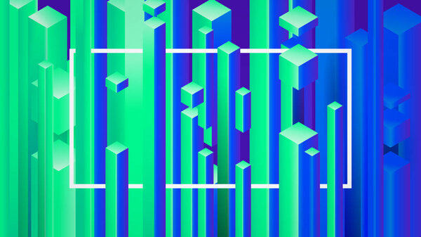 Абстрактный фон изображения с геометрическими элементами, векторными прямоугольниками
