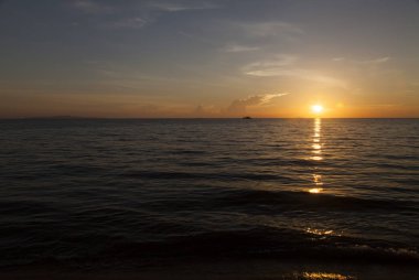 Decline over the sea