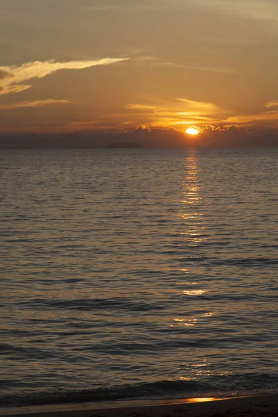 Decline over the sea