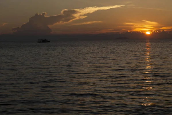 Decline over the sea