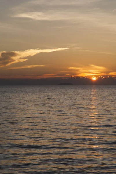 Decline over the sea