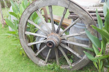 eski araba tekerleği