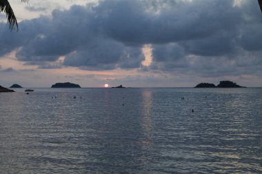 Decline over the sea