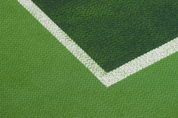 Tennisbaan Binnen Met Groene Tapijt Oppervlak — Stockfoto