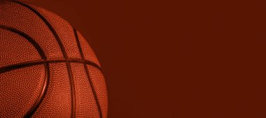 Basketbol topu dokusunun yakın plan detayları. Lacivert Lav Sanatı Konsepti