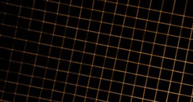 Siyah arkaplanda sarı tenis raketi dizeleri.