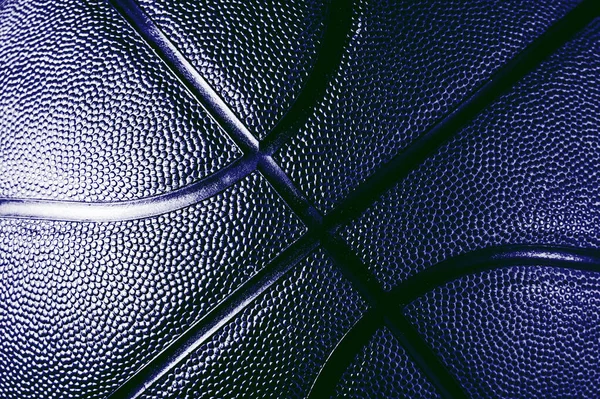 バスケットボールボールの質感の背景の詳細を閉じます ファントムカラートレンド バナーアートコンセプト — ストック写真