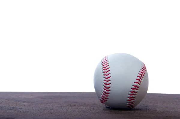 棒球是灰色背景的 团队精神 — 图库照片