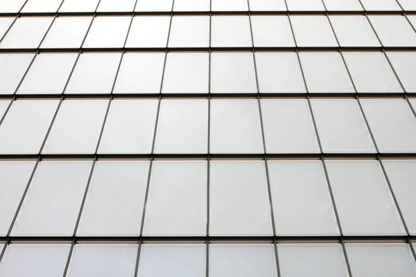 Glass windows outside an office building in city