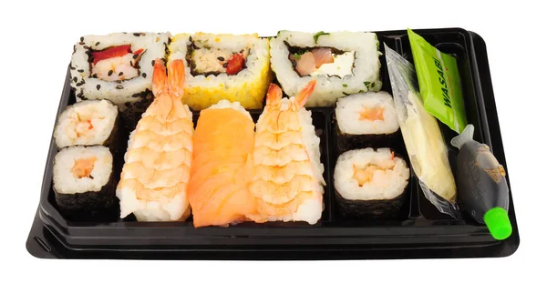 Confezione di Sushi di pesce fresco — Foto Stock